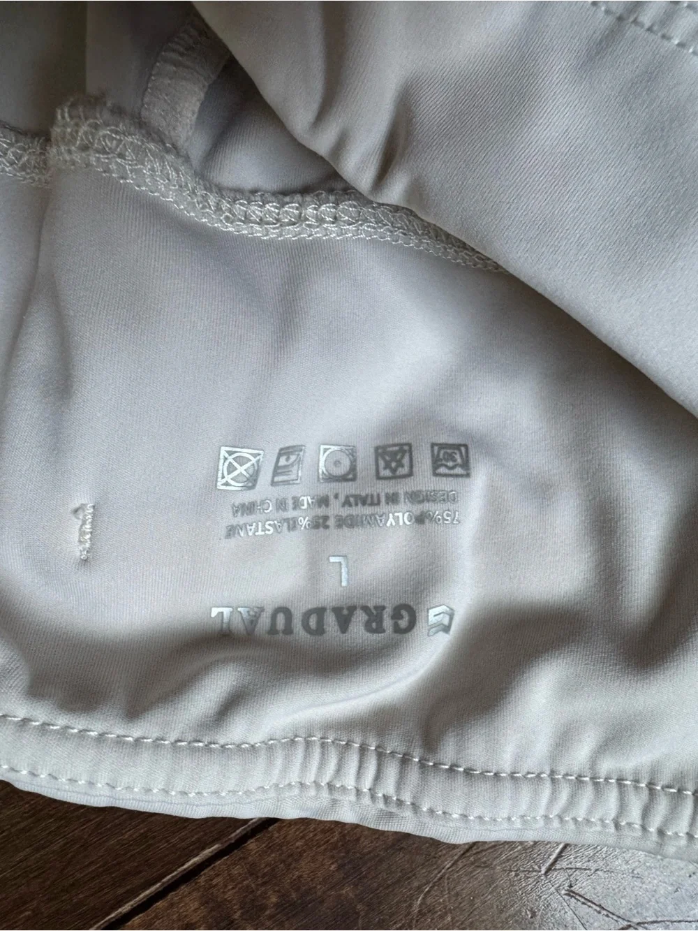 G Gradual Women’s Cream Drawstring Track Joggers